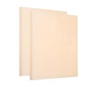 PATIKIL 10 x 10 Inch Wood Panel Board, 2 Pack Unfinished Wooden Canvas Boards Square Blank Deep Cradle Board for Painting Pouring DIY Art Use with Oils Acrylics