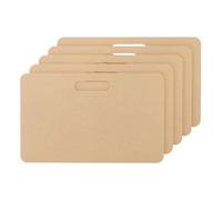 PATIKIL 10 x 16" Wedging Board for Pottery with Built-in Handle, 5 Pcs 8mm Thickness Clay Board Portable Plaster Modeling Board for Pottery Clay Ceramics