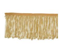 PATIKIL 10 Yards 4 Inch Fringe Trim Tassel Sewing Trim, Polyester Chainette for DIY Craft Clothing Accessories Latin Wedding Dress Lamp Shade Decoration, Coffee