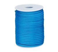 PATIKIL 100 Feet Paracord Rope 550lb, 7 Strand Parachute Cord 4mm Paracord Lanyard Spool Cord for Survival Bracelet Tent Camping, Hiking, DIY Projects, Sky Blue