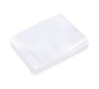 PATIKIL 100 Pcs Clear Flat Open Plastic Poly Bags 3x4 Inch 1.6 Mil Packaging Bags for Food, Home, Collectibles Storage, Proving Bread, Dough