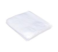 PATIKIL 100 Pcs Clear Flat Open Plastic Poly Bags 8x20 Inch 1.6 Mil Packaging Bags for Food, Home, Collectibles Storage, Proving Bread, Dough