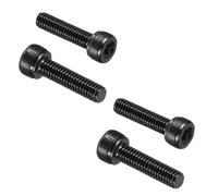 PATIKIL 100 Pcs M3 x 12 mm Hex Socket Head Cap Screws Bolts, 12.9 Grade Carbon Steel Socket Drive Screws, Black Oxide, Full Threads