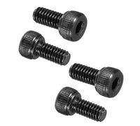 PATIKIL 100 Pcs M4 x 8 mm Hex Socket Head Cap Screws Bolts, 12.9 Grade Carbon Steel Socket Drive Screws, Black Oxide, Full Threads