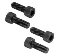 PATIKIL 100 Pcs M5 x 16 mm Hex Socket Head Cap Screws Bolts, 12.9 Grade Carbon Steel Socket Drive Screws, Black Oxide, Full Threads