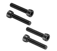 PATIKIL 100 Pcs M5 x 25 mm Hex Socket Head Cap Screws Bolts, 12.9 Grade Carbon Steel Socket Drive Screws, Black Oxide, Full Threads