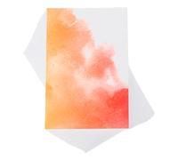 PATIKIL 100 Pcs Pure Cotton Watercolor Paper 140lb/300 GSM Water Coloring Paint Paper for Art Painting Watercolor Drawing Artist, 4x6 Inch