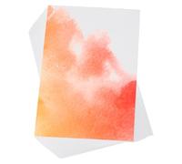 PATIKIL 100 Pcs Pure Cotton Watercolor Paper 140lb/300 GSM Water Coloring Paint Paper for Art Painting Watercolor Drawing Artist, 6x9 Inch