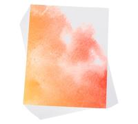 PATIKIL 100 Pcs Pure Cotton Watercolor Paper 140lb/300 GSM Water Coloring Paint Paper for Art Painting Watercolor Drawing Artist, 8x6 Inch
