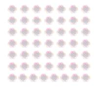 PATIKIL 100 Pcs Sequin Bead Flowers Patches, 0.8"/2cm Flowers Applique with Crystal Beaded Sew on Cloth Patch for Dress Garment Shoes Bags Accessory DIY Clothes Craft, Transparent