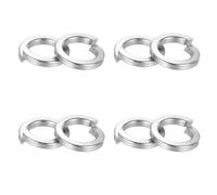 PATIKIL 100 Pcs Split Lock Washer, M4 Spring Lock Washer 304 Stainless Steel Lock Washers Assortment Kit for Screws Bolts, Silver