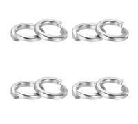 PATIKIL 100 Pcs Split Lock Washer, M8 Spring Lock Washer 304 Stainless Steel Lock Washers Assortment Kit for Screws Bolts, Silver