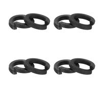 PATIKIL 100 Pcs Split Lock Washer, M8 Spring Lock Washer 304 Stainless Steel Lock Washers Assortment Kit for Screws Bolts, Black