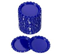 PATIKIL 100 Pieces Bottle Caps for Crafts, 1 Inch Decorative Double Sides Printed Flat Bottle Caps Bulk for DIY Pendants Scrapbooks Badge, Blue