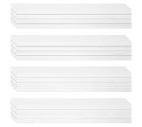 PATIKIL 100 Sheets Dry Erase Sentence Strips, 2" x 12" Reusable Cardstock Black Lined Writing Paper Ruled Sentence Strips for Teachers Classroom Schedule