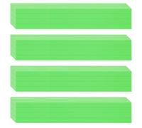 PATIKIL 100 Sheets Ruled Sentence Strips, 3" x 17" Cardstock 250GSM Writing Paper Black Lined Sentence Strips for Teachers Classrooms Offices Homes, Green