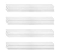 PATIKIL 100 Sheets Ruled Sentence Strips, 3" x 24" Cardstock 250GSM Writing Paper Black Lined Sentence Strips for Teachers Classrooms Offices Homes, White