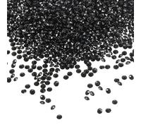 PATIKIL 10000 Pcs Wedding Table Scatter Confetti Crystals 4.5mm Acrylic Diamonds Vase Fillers Gems for Table Centerpiece Decorations Party Vase Beads, Black