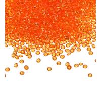 PATIKIL 10000 Pcs Wedding Table Scatter Confetti Crystals 4.5mm Acrylic Diamonds Vase Fillers Gems for Table Centerpiece Decorations Party Vase Beads, Orange Red