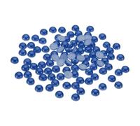 PATIKIL 1000Pcs Flatback Pearls Beads for Crafting, 6mm Half Round Resin Beads Flatback Pearls for Nail Charms Handmade Phone Case Embellishment, Blue