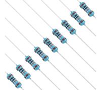 PATIKIL 100K Ohm Resistor, 120Pcs 1/4W(0.25Watt) Metal Film Fixed Resistor Kit 1% Tolerance Multiple Values of Resistance Optional for DIY Electronics Projects Computer TV Circuit Board