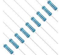 PATIKIL 100K Ohm Resistor, 50Pcs 2W Metal Film Fixed Resistor Kit 1% Tolerance Multiple Values of Resistance Optional for DIY Electronics Projects Computer TV Circuit Board