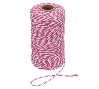 PATIKIL 100m Butcher String Twine,2mm Bakers Twine,Rose White