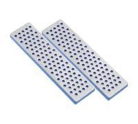 PATIKIL 100mm Extra-Coarse Ski Snowboard Diamond Stone,2Pcs Ski Edge Sharpener Diamond Edge Files Snowboard Whetstone, Blue