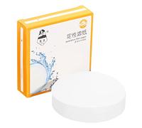 PATIKIL 100Pcs 9cm Qualitative Filter Paper Circles, Medium Speed Round Laboratory Filter Paper Chemical Industrial Oil Testing Funnel Filter Paper