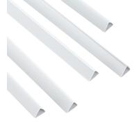 PATIKIL 100Pcs Binding Bars, 10mm Binding Bars Slide Grip 70 Sheets Capacity A4 Size Report Binder Triangle Presentation Binder for Report Cover Resume, White