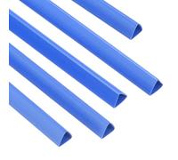 PATIKIL 100Pcs Binding Bars, 10mm Binding Bars Slide Grip 70 Sheets Capacity A4 Size Report Binder Triangle Presentation Binder for Report Cover Resume, Blue