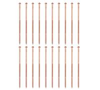 PATIKIL 100pcs CD Weld Pins, 100mm Insulation Weld Pins Stud Welder Pins Insulation Copper Nails Welding Nails for Repair Boat Self Locking Washer