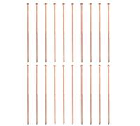 PATIKIL 100pcs CD Weld Pins, 120mm Insulation Weld Pins Stud Welder Pins Insulation Copper Nails Welding Nails for Repair Boat Self Locking Washer