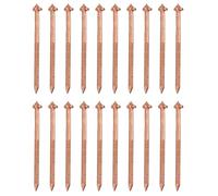PATIKIL 100pcs CD Weld Pins, 50mm Insulation Weld Pins Stud Welder Pins Insulation Copper Nails Welding Nails for Repair Boat Self Locking Washer