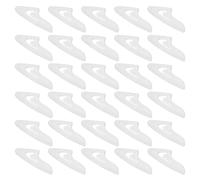 PATIKIL 100Pcs Knife Tip Protector Cover, 0.43" x 1.14" Plastic Blade Tip Guards for Kitchen Knife Tip Protection Sleeves, White