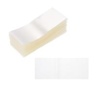 PATIKIL 100x40mm PVC Perforated Shrink Bands, 500Pcs 2 Mil Thick Heat Shrink Seal Wrap Fit for 2.25"-2.5" Cap Diameter Essential Oil Bottles Jars Cans Tin, Clear