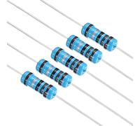 PATIKIL 105pcs Metal Film Resistor Assortment Kit 1 Ohm - 9.1 Ohm, 21 Values 1W 1% Tolerance for DIY Projects Experiments