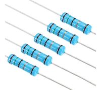 PATIKIL 105pcs Metal Film Resistor Assortment Kit 10 Ohm - 91 Ohm, 21 Values 2W 1% Tolerance for DIY Projects Experiments