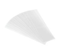 PATIKIL 105x30mm Perforated Shrink Bands, 400 Pack PVC Heat Shrink Wrap Band Fits Cap Diameter 2.44 to 2.56 Inch for Jars Cans, Clear