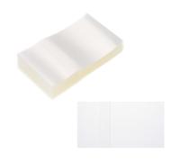 PATIKIL 105x56mm PVC Perforated Shrink Bands, 100Pcs 2 Mil Thick Heat Shrink Seal Wrap Fit for 2.25"-2.5" Cap Diameter Essential Oil Bottles Jars Cans Tin, Clear