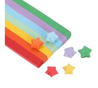 PATIKIL 1080 Sheets Origami Star Paper Strips, Green/Purple/Blue/Yellow/Orange/Red Paper Star Strips for Decoration DIY Hand Art Crafts, 8.6x1/2 Inch