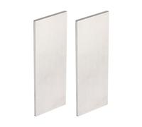 PATIKIL 1095 Steel Flat Bar, 2 Pcs 4" x 1 1/2" x 3/16" Knife Making Steel Iron Stock for Forging Blade Knife Sword Chopper