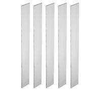 PATIKIL 1095 Steel Flat Bar, 5 Pcs 12" x 1 1/2" x 1/8" Knife Making Steel Iron Stock for Forging Blade Knife Sword Chopper