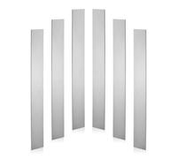 PATIKIL 1095 Steel Flat Bar, 6 Pcs 12" x 1 1/2" x 1/8" Knife Making Steel Iron Stock for Forging Blade Knife Sword Chopper