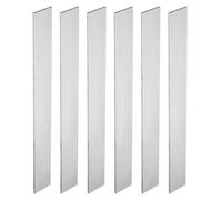 PATIKIL 1095 Steel Flat Bar, 6 Pcs 12" x 1 1/2" x 4/16" Knife Making Steel Iron Stock for Forging Blade Knife Sword Chopper