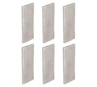 PATIKIL 1095 Steel Flat Bar, 6 Pcs 4" x 1 1/2" x 4/16" Knife Making Steel Iron Stock for Forging Blade Knife Sword Chopper