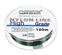 PATIKIL 109Yard/328FT Nylon Fishing Line, 8Lb Monofilament String Wire Fluorocarbon Coated for DIY Craft Hanging Decoration, Dark Green