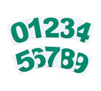 PATIKIL 10cm Reflective Number Stickers 0-9, 2 Set Vinyl Mailbox Number Decals Self-Adhesive Stickers for Outside Cars Doors Windows Signs Indoor Outdoor, Reflective Green
