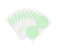 PATIKIL 10cm Round Label Sticker, 100Pcs Removable Colorful Dot Stickers Labels Self Adhesive Circle Tags for Office Price Tags Storage Boxes Notebooks, Light Green