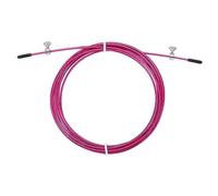 PATIKIL 10Ft Speed Jump Rope Replacement Cable, 2.5mm Professional Skipping Rope Steel Wire Replace for High Speed Jump Ropes, Pink
